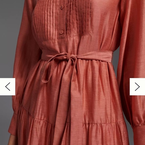 Anthropologie Agosta Tiered Maxi Dress NWOT Size XS - Picture 2 of 10